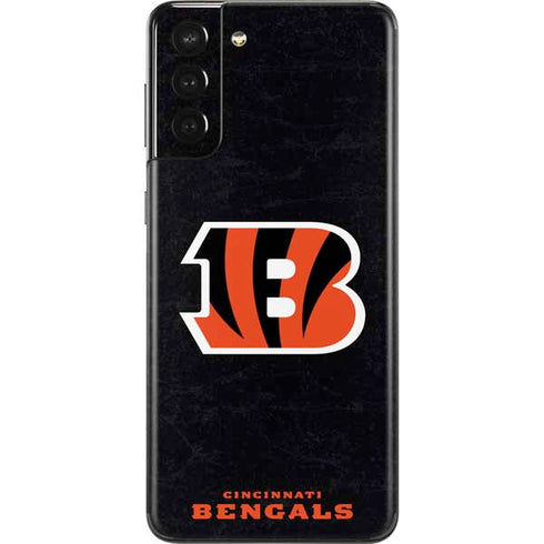 NFL Cincinnati Bengals - Distressed Galaxy S21 Plus 5G Skin